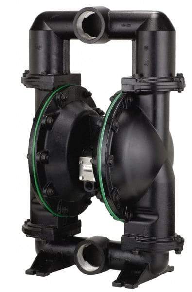 ARO/Ingersoll-Rand - 3" NPT, Metallic, Air Operated Diaphragm Pump - Nitrile Diaphragm, Aluminum Housing - Apex Tool & Supply