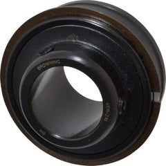 Browning - 1" ID x 2.0472" OD, 2,801 Lb Dynamic Capacity, ER Style Insert Bearing - 52100 Steel Insert, 3/4" Race Width, 1,651 Lb Static Capacity - Apex Tool & Supply