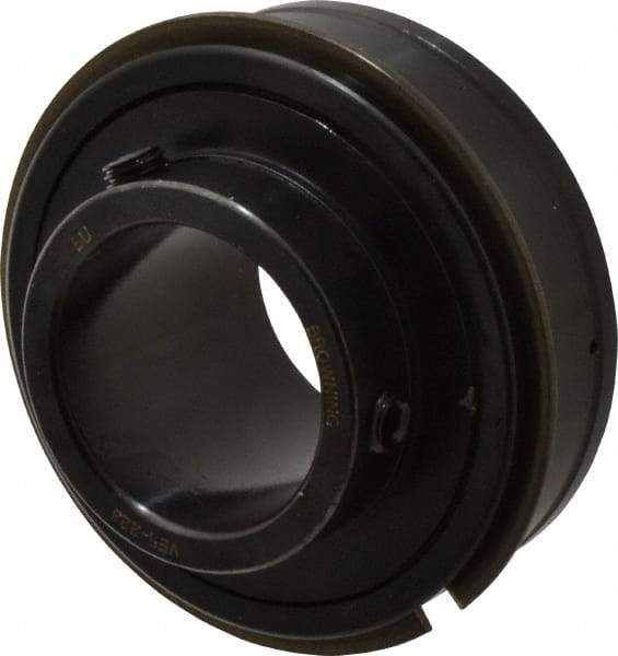 Browning - 1-7/16" ID x 2.8346" OD, 5,782 Lb Dynamic Capacity, ER Style Insert Bearing - 52100 Steel Insert, 15/16" Race Width, 3,493 Lb Static Capacity - Apex Tool & Supply