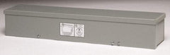 Cooper B-Line - 6" High x 24" Wide x 6" Long, Screw Mount Wire Duct - Gray, 7 Knockouts, Screw, Steel - Apex Tool & Supply