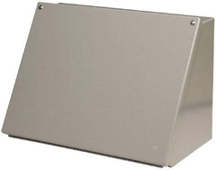 Cooper B-Line - Steel Standard Enclosure Hinge Sloped Cover - NEMA 12, 13, 20" Wide x 12" High x 9-5/32" Deep, Dirt-tight & Dust-tight - Apex Tool & Supply