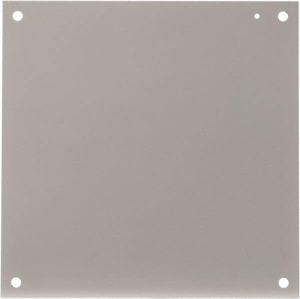 Cooper B-Line - 17" OAW x 17" OAH Powder Coat Finish Electrical Enclosure Nonperforated Panel - 20" x 20" Box, 12 Gauge Steel, Use with 202010-12/20206-12/20208-12 - Apex Tool & Supply