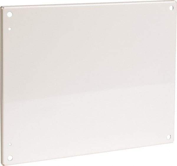 Cooper B-Line - 16-7/8" OAW x 20-7/8" OAH Powder Coat Finish Electrical Enclosure Flanged Panel - 24" x 20" Box, 12 Gauge Steel, Use with 20246-12/20248-12/242010-12/242012-12/242016-12/24206-12/24208-12 - Apex Tool & Supply
