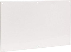 Cooper B-Line - 20-7/8" OAW x 32-7/8" OAH Powder Coat Finish Electrical Enclosure Flanged Panel - 36" x 24" Box, 12 Gauge Steel, Use with 362410-12/362412-12/36246-12/36248-12 - Apex Tool & Supply
