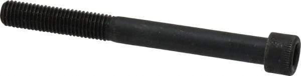 Made in USA - 1/4-28 UNF Hex Socket Drive, Socket Cap Screw - Alloy Steel, Black Oxide Finish, Partially Threaded, 2-1/2" Length Under Head - Apex Tool & Supply