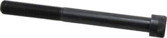 Made in USA - 1/2-20 UNF Hex Socket Drive, Socket Cap Screw - Alloy Steel, Black Oxide Finish, Partially Threaded, 5" Length Under Head - Apex Tool & Supply