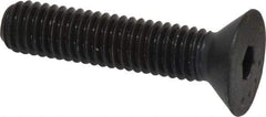 Made in USA - 3/8-16 UNC Hex Socket Drive, 82° Flat Screw - Alloy Steel, Black Oxide Finish, Fully Threaded, 1-3/4" OAL - Apex Tool & Supply
