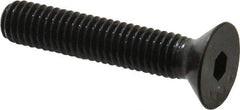 Made in USA - 3/8-16 UNC Hex Socket Drive, 82° Flat Screw - Alloy Steel, Black Oxide Finish, Fully Threaded, 2" OAL - Apex Tool & Supply