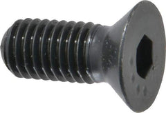 Made in USA - 1/2-13 UNC Hex Socket Drive, 82° Flat Screw - Alloy Steel, Black Oxide Finish, Fully Threaded, 1-1/4" OAL - Apex Tool & Supply