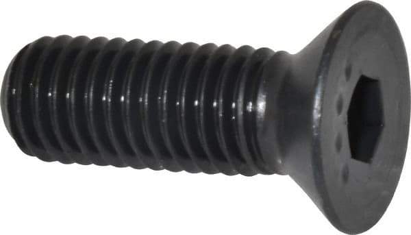 Made in USA - 1/2-13 UNC Hex Socket Drive, 82° Flat Screw - Alloy Steel, Black Oxide Finish, Fully Threaded, 1-1/2" OAL - Apex Tool & Supply