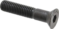 Made in USA - 1/2-13 UNC Hex Socket Drive, 82° Flat Screw - Alloy Steel, Black Oxide Finish, Partially Threaded, 2-1/2" OAL - Apex Tool & Supply