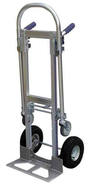 Vestil - 52" OAH Hand Truck - Dual Grip/Loop Handle, Aluminum - Apex Tool & Supply