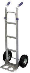 Vestil - 500 Lb Capacity 52-1/2" OAH Hand Truck - Dual Handle, Aluminum - Apex Tool & Supply