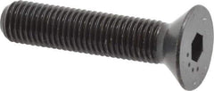 Made in USA - 5/16-24 UNF Hex Socket Drive, 82° Flat Screw - Alloy Steel, Black Oxide Finish, Fully Threaded, 1-1/2" OAL - Apex Tool & Supply