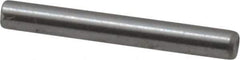 Made in USA - 1/16" Diam x 1/2" Pin Length Grade 8 Alloy Steel Standard Dowel Pin - Bright Finish, 1 Beveled & 1 Rounded End - Apex Tool & Supply
