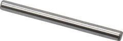 Made in USA - 1/16" Diam x 3/4" Pin Length Grade 8 Alloy Steel Standard Dowel Pin - Bright Finish, 1 Beveled & 1 Rounded End - Apex Tool & Supply
