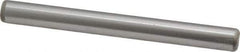 Made in USA - 1/4" Diam x 2-1/2" Pin Length Grade 8 Alloy Steel Standard Dowel Pin - Bright Finish, C 47-58 & C 60 (Surface) Hardness, 14,720 Lb (Double Shear), 7,360 Lb (Single Shear) Breaking Strength, 1 Beveled & 1 Rounded End - Apex Tool & Supply