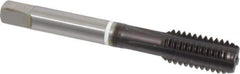 Guhring - 7/16-14 UNC 2B 4 Flute FIREX Finish Cobalt Straight Flute Machine Tap - Modified Bottoming, Right Hand Thread, 3-5/32" OAL, Oversize - Apex Tool & Supply
