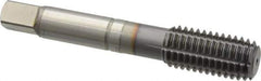 Guhring - 5/8-11 UNC 2BX H11/H12 Thread Limit Modified Bottoming Thread Forming Tap - Cobalt, TiCN Finish, 3.811" OAL, 0.945" Thread Length, Right Hand Thread, Series 3943 - Apex Tool & Supply