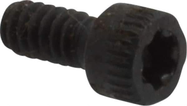 Camcar - #4-40 UNC Torx Plus Drive, Socket Cap Screw - Alloy Steel, Black Oxide Finish, Fully Threaded, 1/4" Length Under Head - Apex Tool & Supply