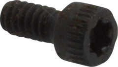 Camcar - #4-40 UNC Torx Plus Drive, Socket Cap Screw - Alloy Steel, Black Oxide Finish, Fully Threaded, 1/4" Length Under Head - Apex Tool & Supply