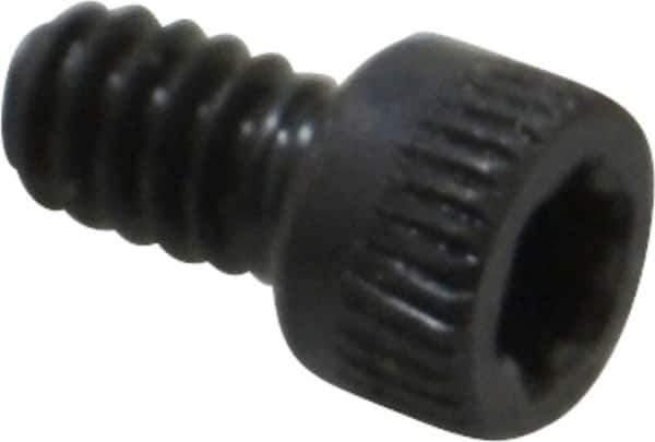 Camcar - #6-32 UNC Torx Plus Drive, Socket Cap Screw - Alloy Steel, Black Oxide Finish, Fully Threaded, 1/4" Length Under Head - Apex Tool & Supply