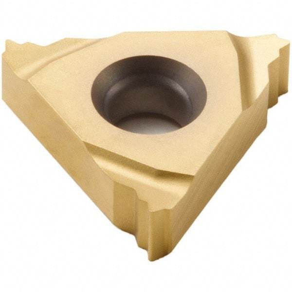 Seco - 16ER External Right Hand 8 UNJ Laydown Threading Insert - Grade CP200, TiAlN/TiN Coated Carbide, 9.53mm Inscribed Circle - Apex Tool & Supply