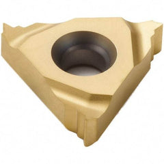 Seco - 16NL Internal Left Hand ISO Laydown Threading Insert - Grade CP500, TiAlN/TiN Coated Carbide - Apex Tool & Supply