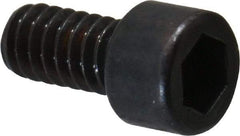 Made in USA - #2-56 UNC Hex Socket Drive, Socket Cap Screw - Alloy Steel, Black Oxide Finish, Fully Threaded, 3/16" Length Under Head - Apex Tool & Supply