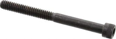 Made in USA - 1/4-20 UNC Hex Socket Drive, Socket Cap Screw - Alloy Steel, Black Oxide Finish, Partially Threaded, 2-3/4" Length Under Head - Apex Tool & Supply