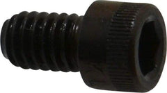 Made in USA - 5/16-18 UNC Hex Socket Drive, Socket Cap Screw - Alloy Steel, Black Oxide Finish, Fully Threaded, 1/2" Length Under Head - Apex Tool & Supply