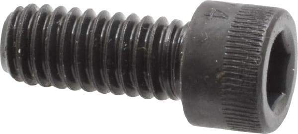 Made in USA - #10-32 UNF Hex Socket Drive, Socket Cap Screw - Alloy Steel, Black Oxide, Fully Threaded, 5/8" Length Under Head - Apex Tool & Supply