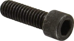 Made in USA - 5/16-18 UNC Hex Socket Drive, Socket Cap Screw - Alloy Steel, Black Oxide Finish, Fully Threaded, 1" Length Under Head - Apex Tool & Supply