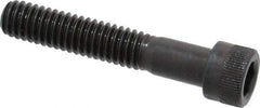Made in USA - 5/16-18 UNC Hex Socket Drive, Socket Cap Screw - Alloy Steel, Black Oxide Finish, Partially Threaded, 1-3/4" Length Under Head - Apex Tool & Supply