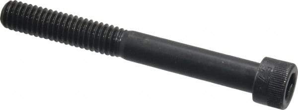 Made in USA - 5/16-18 UNC Hex Socket Drive, Socket Cap Screw - Alloy Steel, Black Oxide Finish, Partially Threaded, 2-3/4" Length Under Head - Apex Tool & Supply