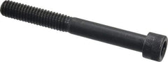 Made in USA - 5/16-18 UNC Hex Socket Drive, Socket Cap Screw - Alloy Steel, Black Oxide Finish, Partially Threaded, 2-3/4" Length Under Head - Apex Tool & Supply