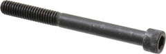 Made in USA - 5/16-18 UNC Hex Socket Drive, Socket Cap Screw - Alloy Steel, Black Oxide Finish, Partially Threaded, 3-1/4" Length Under Head - Apex Tool & Supply