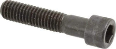 Made in USA - 3/8-16 UNC Hex Socket Drive, Socket Cap Screw - Alloy Steel, Black Oxide Finish, Partially Threaded, 1-3/4" Length Under Head - Apex Tool & Supply