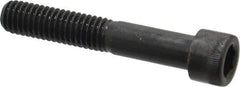 Made in USA - 3/8-16 UNC Hex Socket Drive, Socket Cap Screw - Alloy Steel, Black Oxide Finish, Partially Threaded, 2-1/4" Length Under Head - Apex Tool & Supply