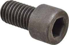 Made in USA - 1/2-13 UNC Hex Socket Drive, Socket Cap Screw - Alloy Steel, Black Oxide Finish, Fully Threaded, 7/8" Length Under Head - Apex Tool & Supply