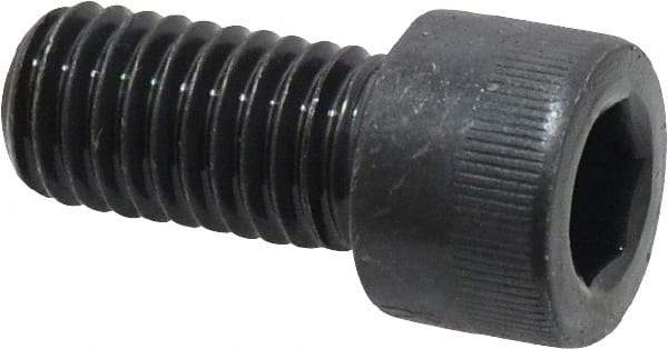 Made in USA - 1/2-13 UNC Hex Socket Drive, Socket Cap Screw - Alloy Steel, Black Oxide Finish, Fully Threaded, 1" Length Under Head - Apex Tool & Supply