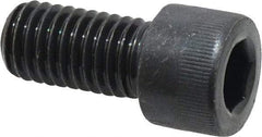 Made in USA - 1/2-13 UNC Hex Socket Drive, Socket Cap Screw - Alloy Steel, Black Oxide Finish, Fully Threaded, 1" Length Under Head - Apex Tool & Supply