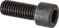Made in USA - 1/2-13 UNC Hex Socket Drive, Socket Cap Screw - Alloy Steel, Black Oxide Finish, Fully Threaded, 1-1/4" Length Under Head - Apex Tool & Supply