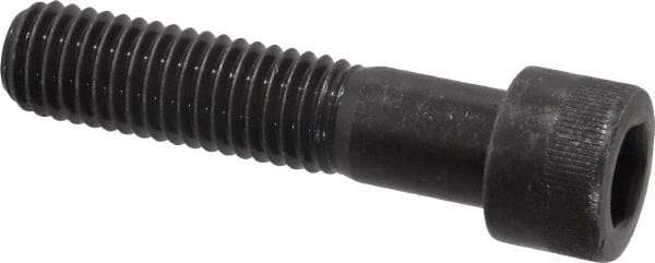 Made in USA - 1/2-13 UNC Hex Socket Drive, Socket Cap Screw - Alloy Steel, Black Oxide Finish, Partially Threaded, 2-1/4" Length Under Head - Apex Tool & Supply