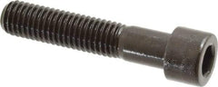 Made in USA - 1/2-13 UNC Hex Socket Drive, Socket Cap Screw - Alloy Steel, Black Oxide Finish, Partially Threaded, 2-1/2" Length Under Head - Apex Tool & Supply