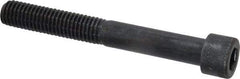Made in USA - 1/2-13 UNC Hex Socket Drive, Socket Cap Screw - Alloy Steel, Black Oxide Finish, Partially Threaded, 4" Length Under Head - Apex Tool & Supply