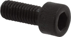Made in USA - #10-32 UNF Hex Socket Drive, Socket Cap Screw - Alloy Steel, Black Oxide Finish, Fully Threaded, 1/2" Length Under Head - Apex Tool & Supply