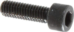 Made in USA - #10-32 UNF Hex Socket Drive, Socket Cap Screw - Alloy Steel, Black Oxide Finish, Fully Threaded, 5/8" Length Under Head - Apex Tool & Supply