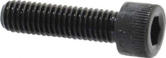 Made in USA - #10-32 UNF Hex Socket Drive, Socket Cap Screw - Alloy Steel, Black Oxide Finish, Fully Threaded, 3/4" Length Under Head - Apex Tool & Supply