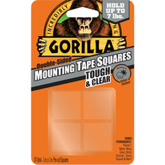Gorilla Clear Mounting Tape Squares - Apex Tool & Supply
